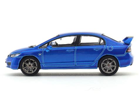 Honda Civic Type R FD2 Blue 1:64 DCT diecast scale model car miniature ...