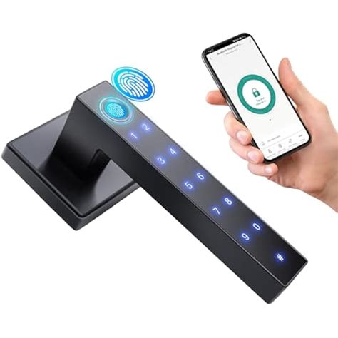 MASTERLUBAN Smart Door Lock,Fingerprint Door Lock Lever,4-in-1 India | Ubuy