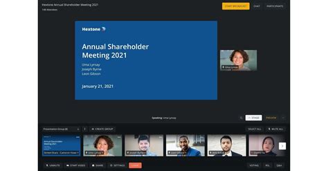 PARAMOUNT GLOBAL's Virtual Shareholder's Meeting - Meeting page