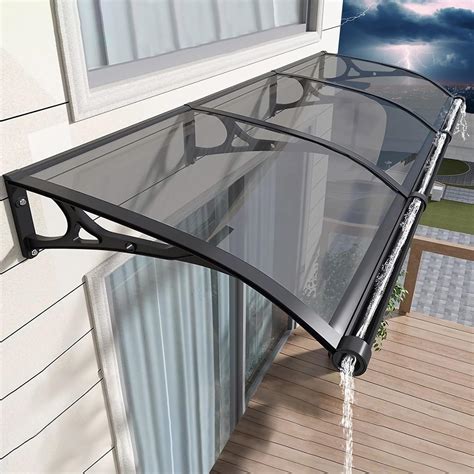 Amazon.com : HIAPES Window Awning Door Canopy, Awning for Door Entrance ...