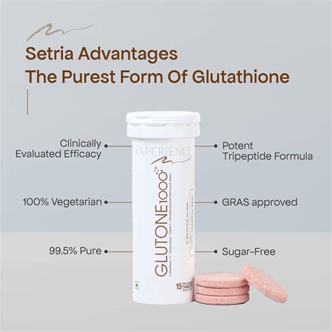 Glutone 1000 L-Glutathione Vitamin c 1000 ,15 TAB