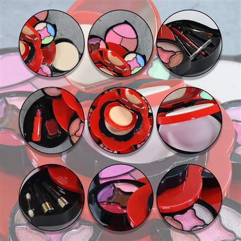 All in One Makeup Kit for Teens Flower Palette for Girls 3 Tier Cospla ...