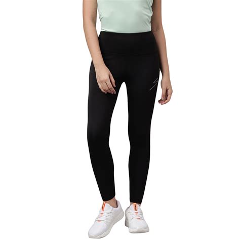 UNPAR By SG Women's Black Tights | Ideal for Trail Running, Fitness ...