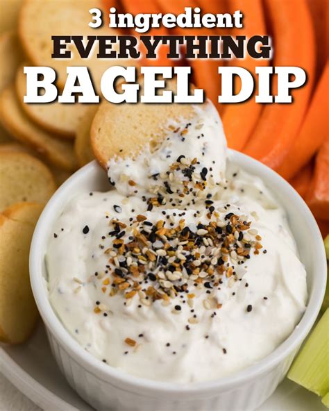 Everything Bagel Dip - Simply Macros