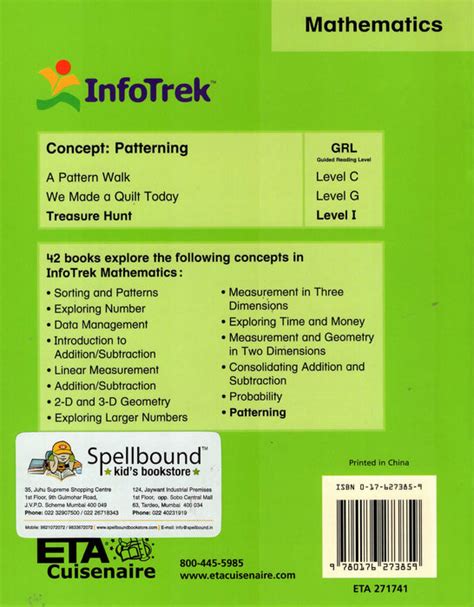 Infotrek Mathematics : The Treasure Hunt — Spellbound Kids Bookstore