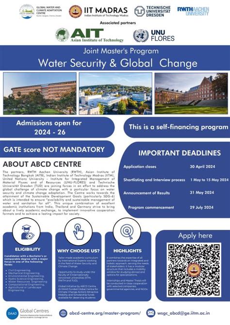 IIT Madras launches new International Master's Program on Water ...
