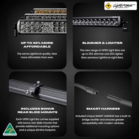 Lightforce 10" Viper LED Bar Fog Lights in Car | CAMSTORE India