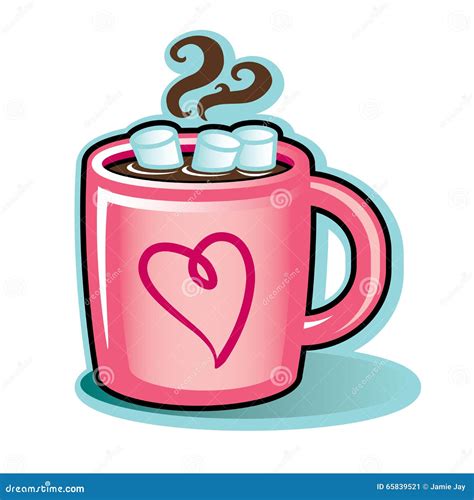 Hot Chocolate With Marshmallows Clip Art