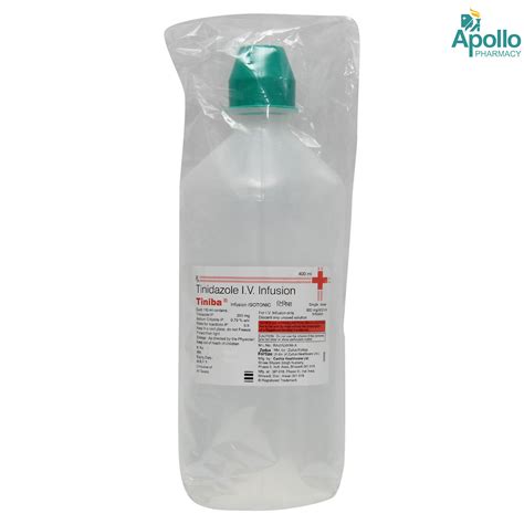 Tiniba Iv 400ml Price, Uses, Side Effects, Composition - Apollo Pharmacy
