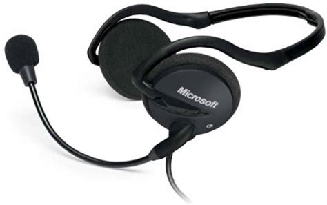 MICROSOFT Behind Head Headset Wired Headset Price in India - Buy ...