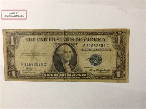 1935E Silver Certificates Value Chart, 1935 Bills For Sale – LHWLS