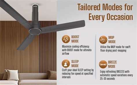 Buy Havells 1200mm Elio BLDC Ceiling Fan | Remote Controlled, High Air ...