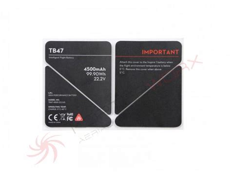 DJI Inspire Part51 - TB48 Battery Insulation Sticker