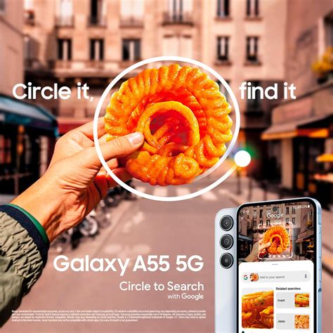 Samsung Galaxy A55 5G (Awesome Iceblue, 8GB RAM, 128GB Storage)