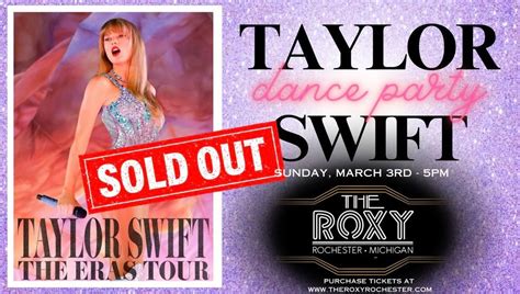 Taylor Swift Dance PARTY! - SOLD OUT, 401 Walnut Blvd, Rochester, MI ...