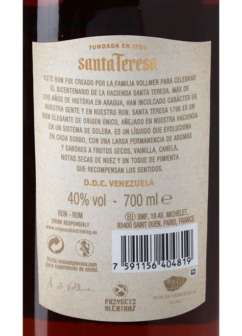 Ron Santa Teresa 1796 0.7L