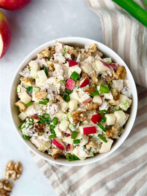 Healthy Apple Walnut Chicken Salad - VLH health