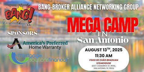 BANG at MEGA CAMP, Fogo de Chão Brazilian Steakhouse, Denver, 13 August ...