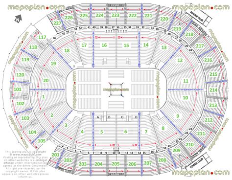 Las Vegas T-Mobile Arena seating chart - WWE Raw & Smackdown wrestling ...