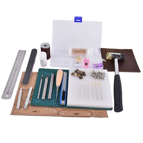 ⚡️Buy Maxbell Leather Craft Punch Tools Kit Stitching Carving Working ...