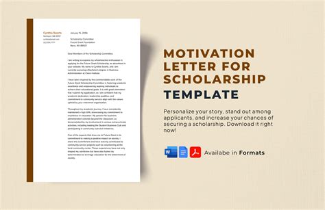 Nursing Recommendation Letter For Scholarship in Word, PDF, Google Docs - Download | Template.net