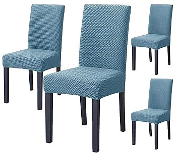 House of Quirk Elastic Jacquard Chair Cover Stretch Removable Washable ...
