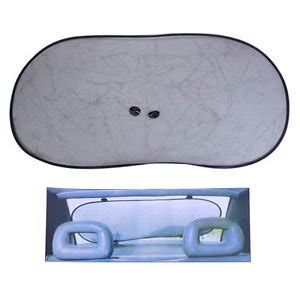 Foldable Mesh Car Rear Windscreen Window Suction Cup Sun Visors Shade ...