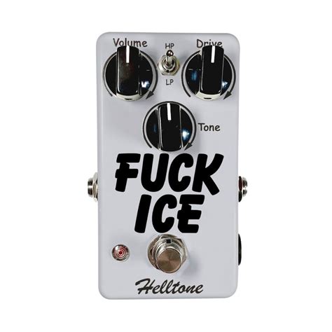 Resistor Head FUCK ICE Overdrive Pedal