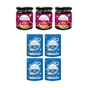 Diabliss Mixed Fruit Jam pack of 3 - Sugar 500g Pouch pack of 4 - Low ...