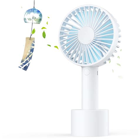ELECHOMES Rechargeable Portable Mini Handheld Fan with 2500 mAh Battery ...
