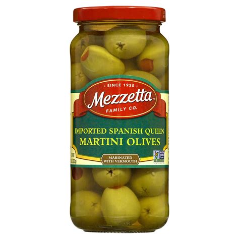 Mezzetta Mediterranean Marinated Imported Spanish Queen Martini Olives ...