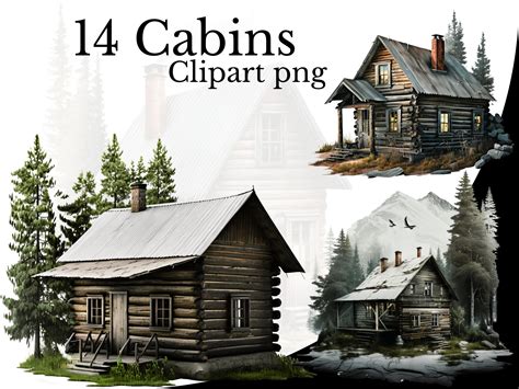 Log Home Clipart
