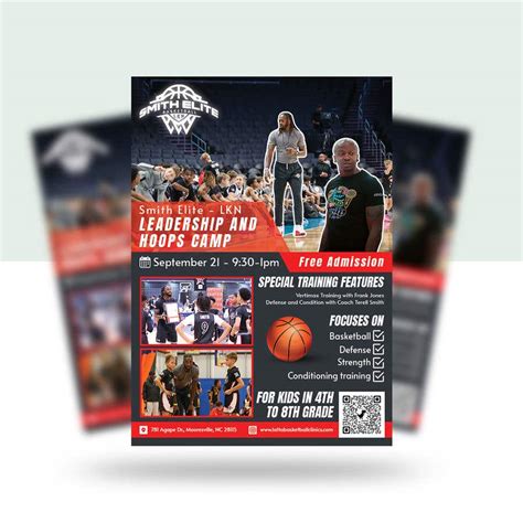 Entry #131 by rajumoulvibazar for Design Sporty Basketball Camp Flyer ...