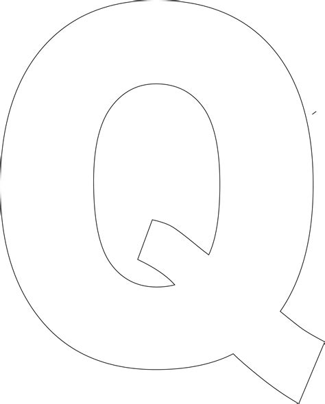 Letter Q Template