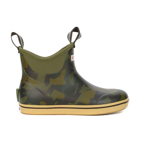 XTRATUF Men's 6″ Camo Ankle Deck Boots XMABCAM - WOOKI.COM