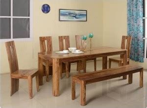 @Home by nilkamal Sheesham Wood Solid Wood 8 Seater Dining Set Price in ...