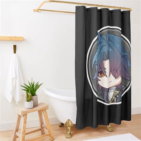 Honkai Star Rail Chibi Blade Shower Curtain | Honkai: Star Rail Merch