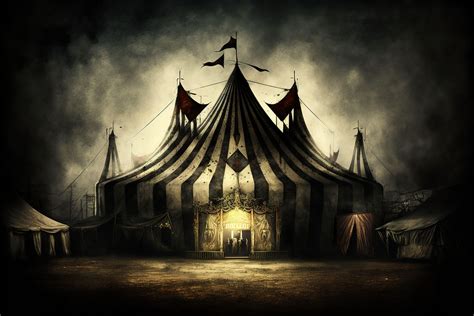 Haunted Circus - Canvas, Metal, Acrylic, Framed, or Giclee (Museum ...