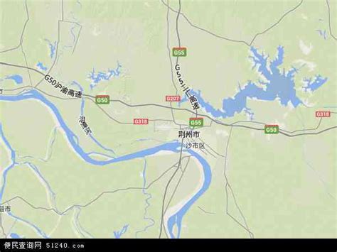 荆州区地图 - 荆州区卫星地图 - 荆州区高清航拍地图