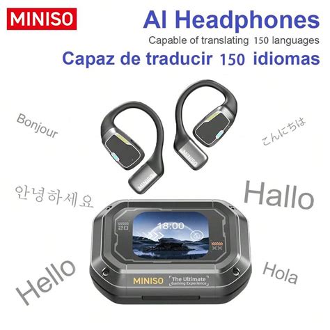 Miniso Auricolari senza fili MINISO M98 con traduzione in tempo reale ...