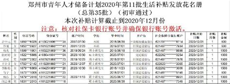 郑州生活补贴名单查询方式一览- 郑州本地宝