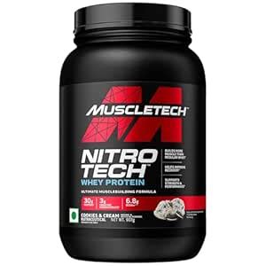 Buy Muscletech Nitrotech Whey Protien Powder Ultimate Muscle Building ...