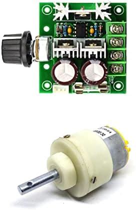 INVENTO 1pcs 12V 5 Kg-cm 200 RPM 6mm Shaft 5 Kg-cm Torque Geared DC ...