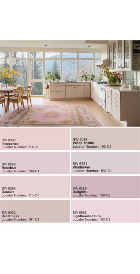 Soft Pink Paint Palette by Arden Interiors | ft. Sherwin Williams Paint ...