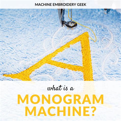Monogram machine: what is it and how does it work?