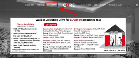 Steps to book COVID-19(Coronavirus) test lab visit appointment from ...