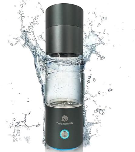 Tesla H2 Bottle - Premium Hydrogen Water Bottle - Gray, SPE/PEM ...