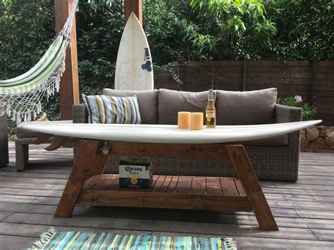 Surfboard dinner table – Artofit