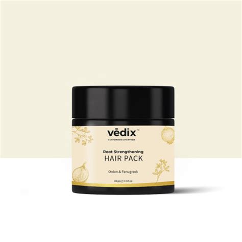 Buy Vedix Onion + Fenugreek Root Strengthening Hair Pack 100gms