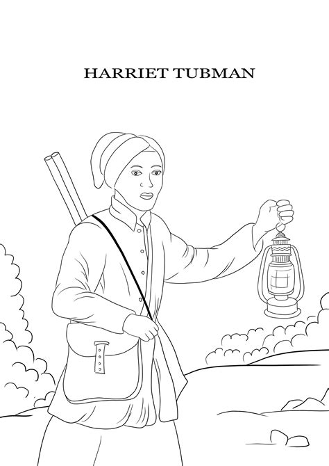 Harriet Tubman Coloring Picture [2025]